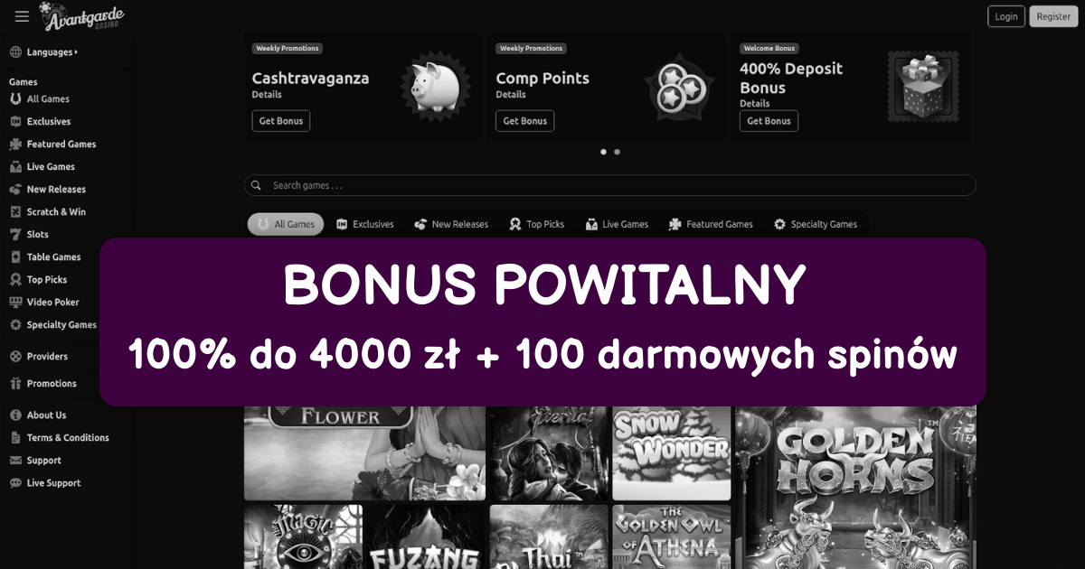 Avantgarde Casino - Najlepsze Sloty Online w Polsce